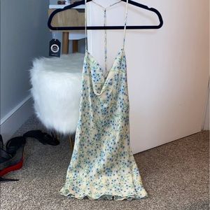 Printed slip dress from Zara. Size Medium